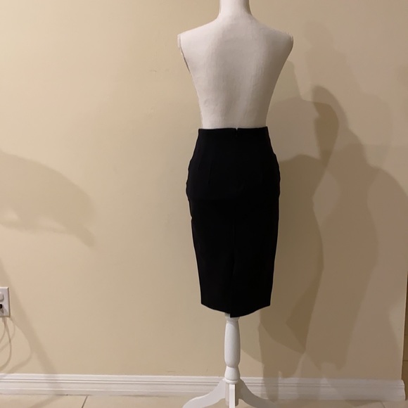 Express High Waisted, Pencil Skirt, black, size 2 - Picture 3 of 5